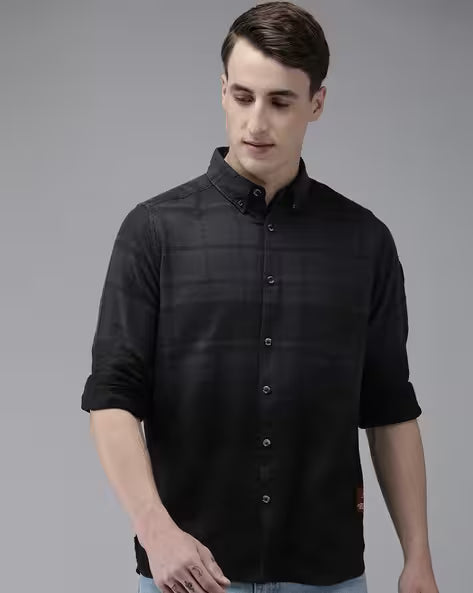 Checked Slim Fit Shirt