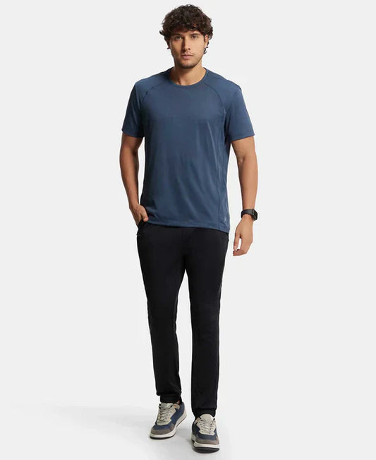 Microfiber Elastane Stretch Jogger- Black